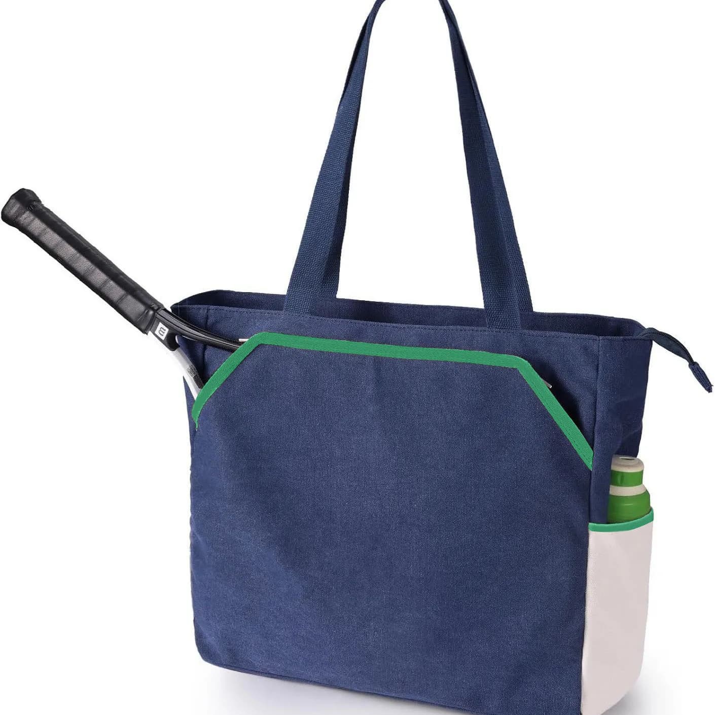 Borsa Portatile per Racchette da Tennis, Racchette da Ping Pong, Racchette da Pickleball, Borsa a Tracolla Singola per Badminton, Borsa Sportiva in Tela