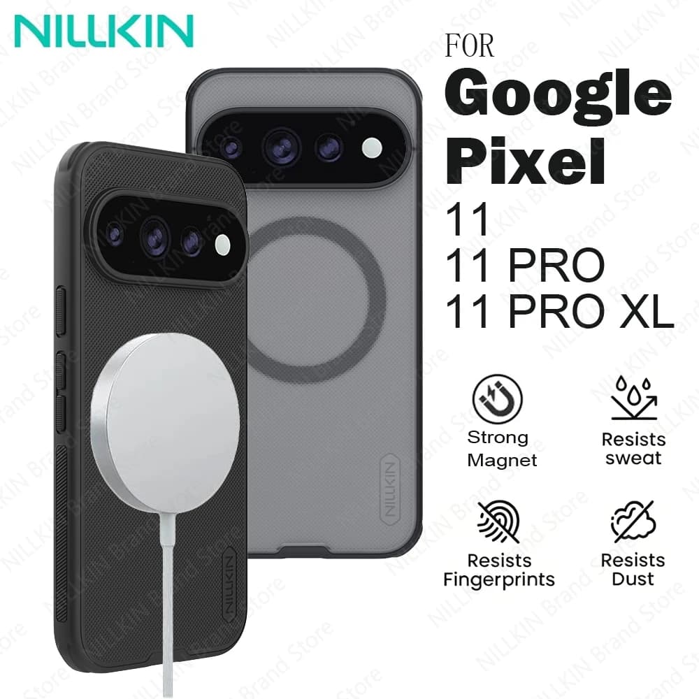 Nillkin For Google Pixel 11 Pro / 11 Pro XL MagSafe Case Frosted Shield Magnetic Case Shockproof Ultra-thin Cover For Pixel 11