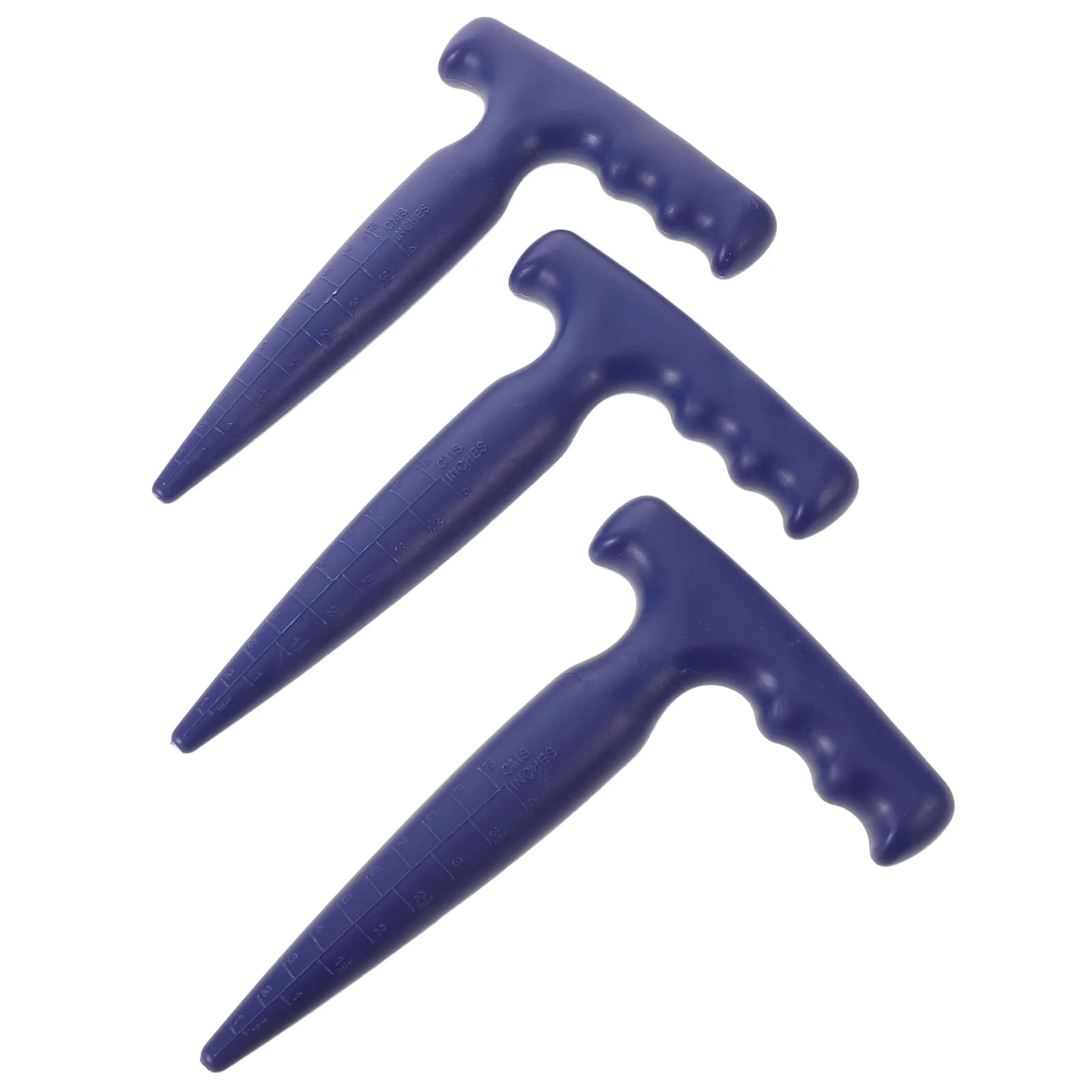 Set of 3 Gardening Tools in Plastic for Semina, Mini Pala for Plants 7x4,3 Inches, Tool for Planting Vegetables and Flowers