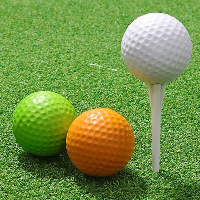 5Pcs PU Foam Solid Sponge Soft palline da Golf per Indoor Golf Practice Ball 4.27cm/1.68 pollici giocattoli per bambini accessori da Golf