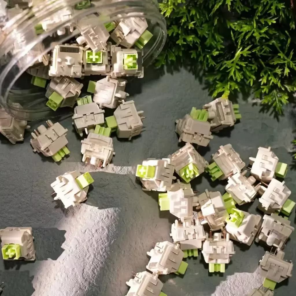 LEOBOG Reaper Switch Lineare 45g 5 Pin HIFI RGB POM Hot Swap per Tastiera Meccanica, Accessori Personalizzati per Tastiere da Gaming Fai-da-te