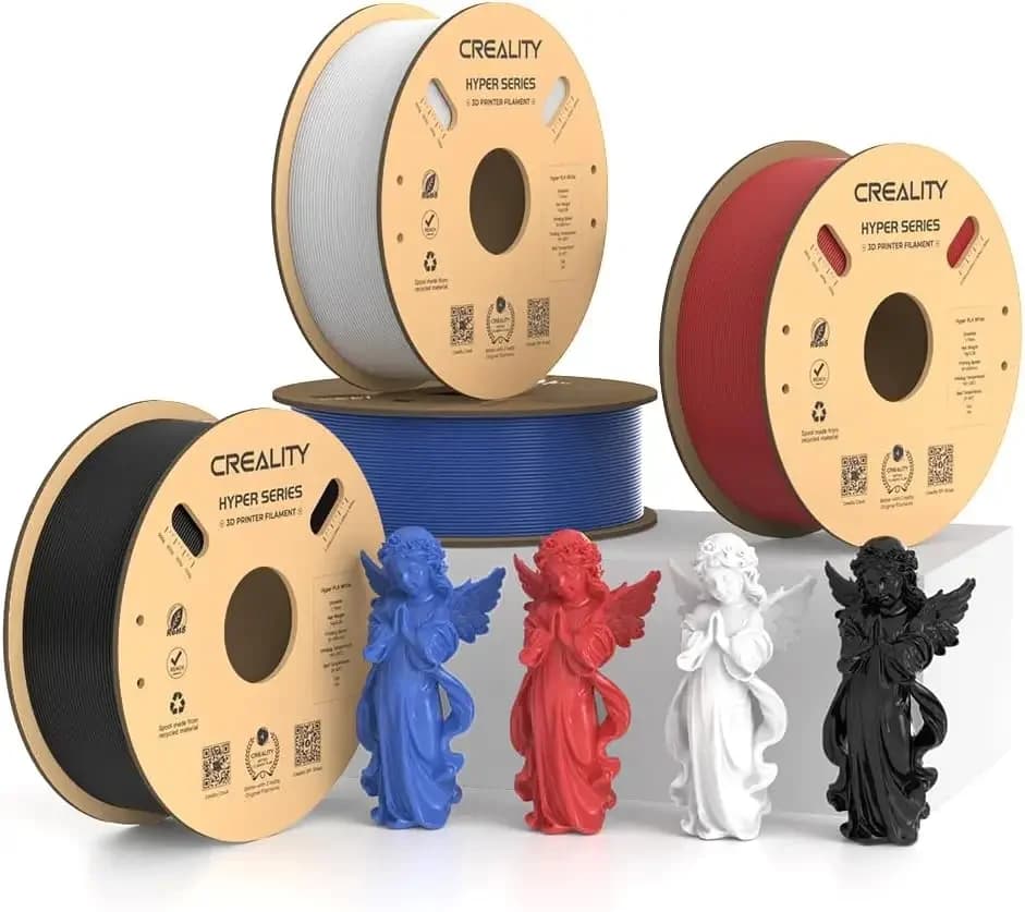 High-Speed PLA Filament Bundle 4KG, Up to 600mm/s, Strong & Tough, Fit Most 3D Printers