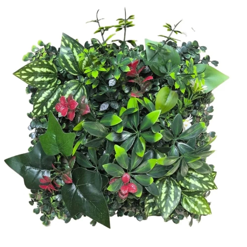 DIY Artificial Plant Wall Panel Sunflower UV Protection Simulation Maple Plant Sheet Durable Lifelike