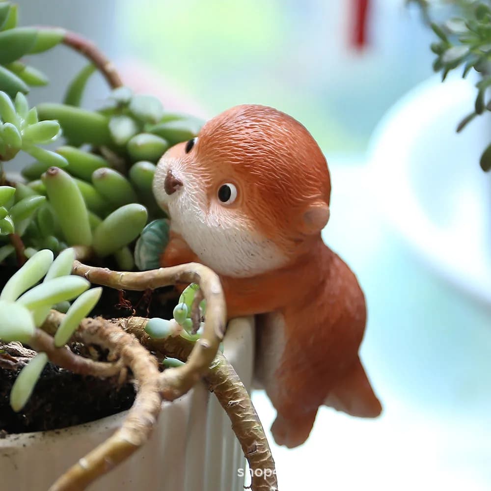 Resin Crafts Cute Succulent Plant Pot Home Decoration Ornament Creative Micro Landscape Gardening