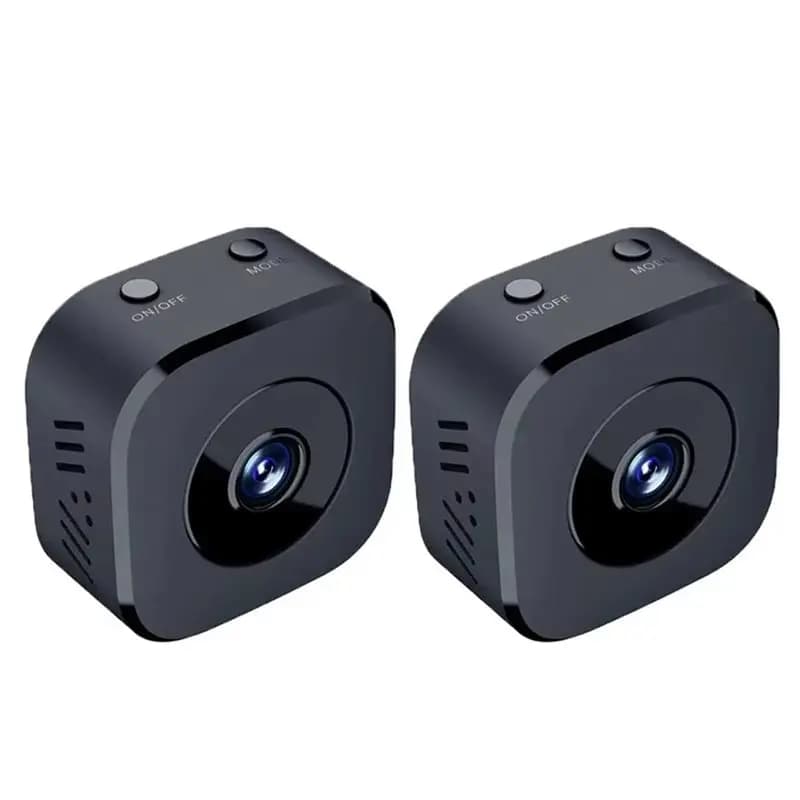 ~【On Sale】Wireless Security Camera Mini Wifi Smart Monitor Video Voice DV Recorder 2PCS Indoor Covert Surveillance Camera
