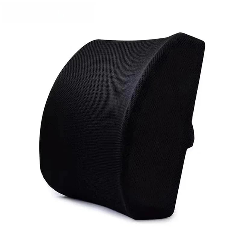 Cuscino di supporto lombare per auto Cuscino in memory foam per la vita Cuscino per schienale del sedile automatico a 2 colori per sedia per auto Home Office Allevia il dolore