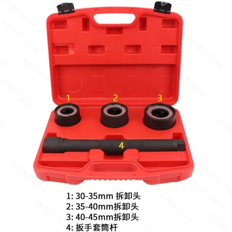 4Pcs Inner Tie Rod Removal Tool Set Steering Rack End Ball Joint Puller For Car Inner Track Rod Extractor Kit