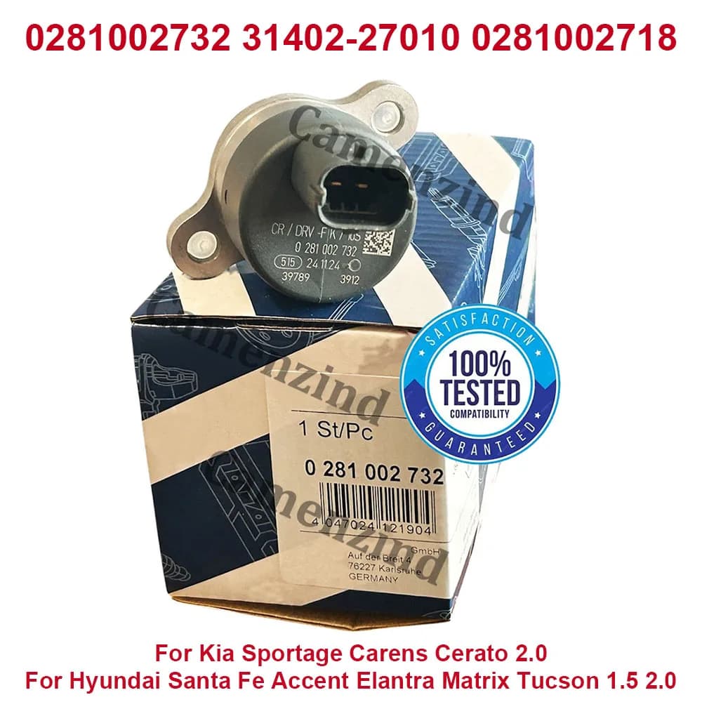 Regolatore di Pressione Common Rail 0281002732 31402-27010 0281002718 3140227010, Valvola di Controllo DRV per Hyundai Santa Fe e Kia Sportage