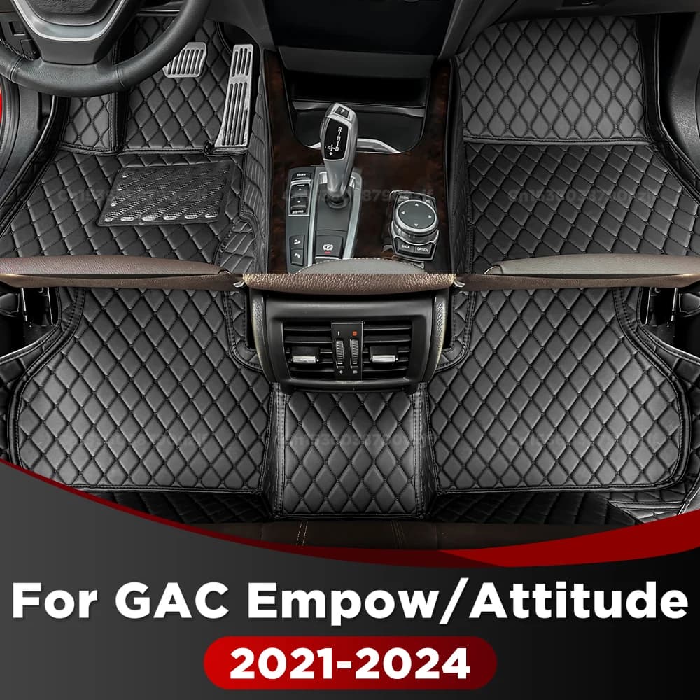 Per JAC Empow/Attitude 2021-2024 2023 2022 Tappetino per auto personalizzato Automobile Tappeto Copertura Accessori interni Tappetino protettivo