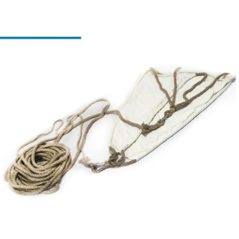 Marine Sea Anchor White Brown Rope Ship Speedboat Yacht Deceleration Resistance Parachute