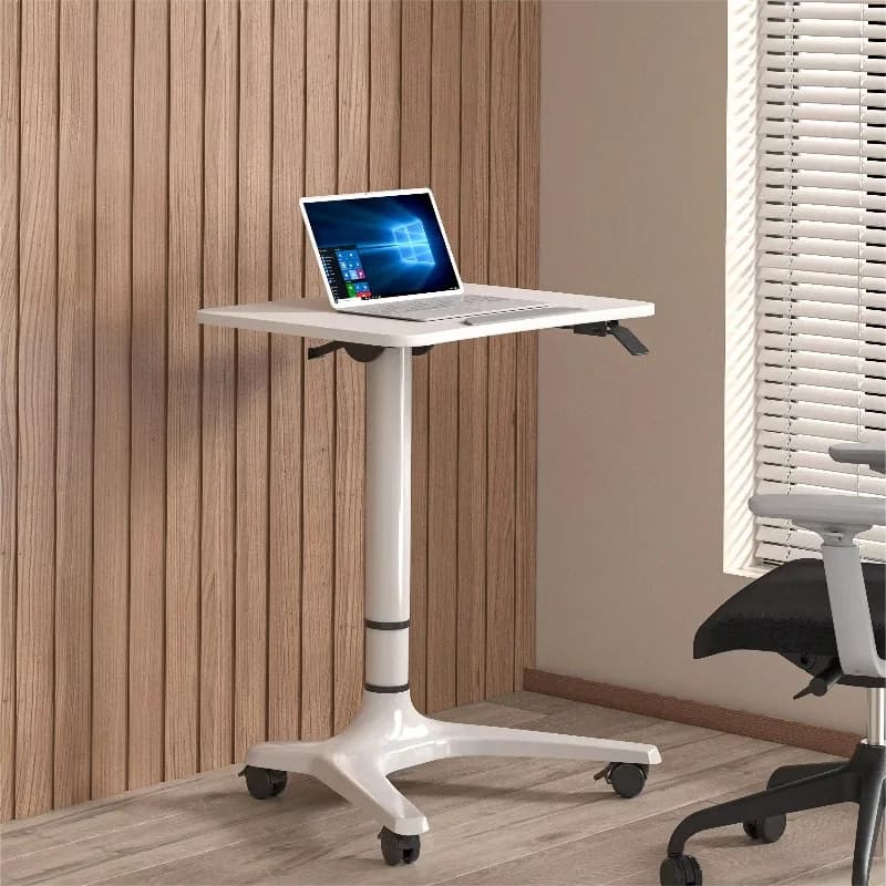 Comodino da comodino dal design moderno, supporto mobile per laptop con vassoio regolabile in altezza, per uso laterale letto o divano