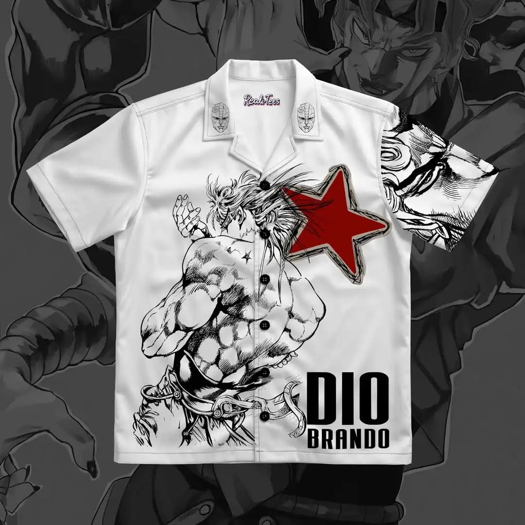 Magliette grafiche Jojo Bizarre Adventure, Felpe Y2K Pro Choice, Polo da uomo, Abbigliamento casual streetwear Harajuku da uomo