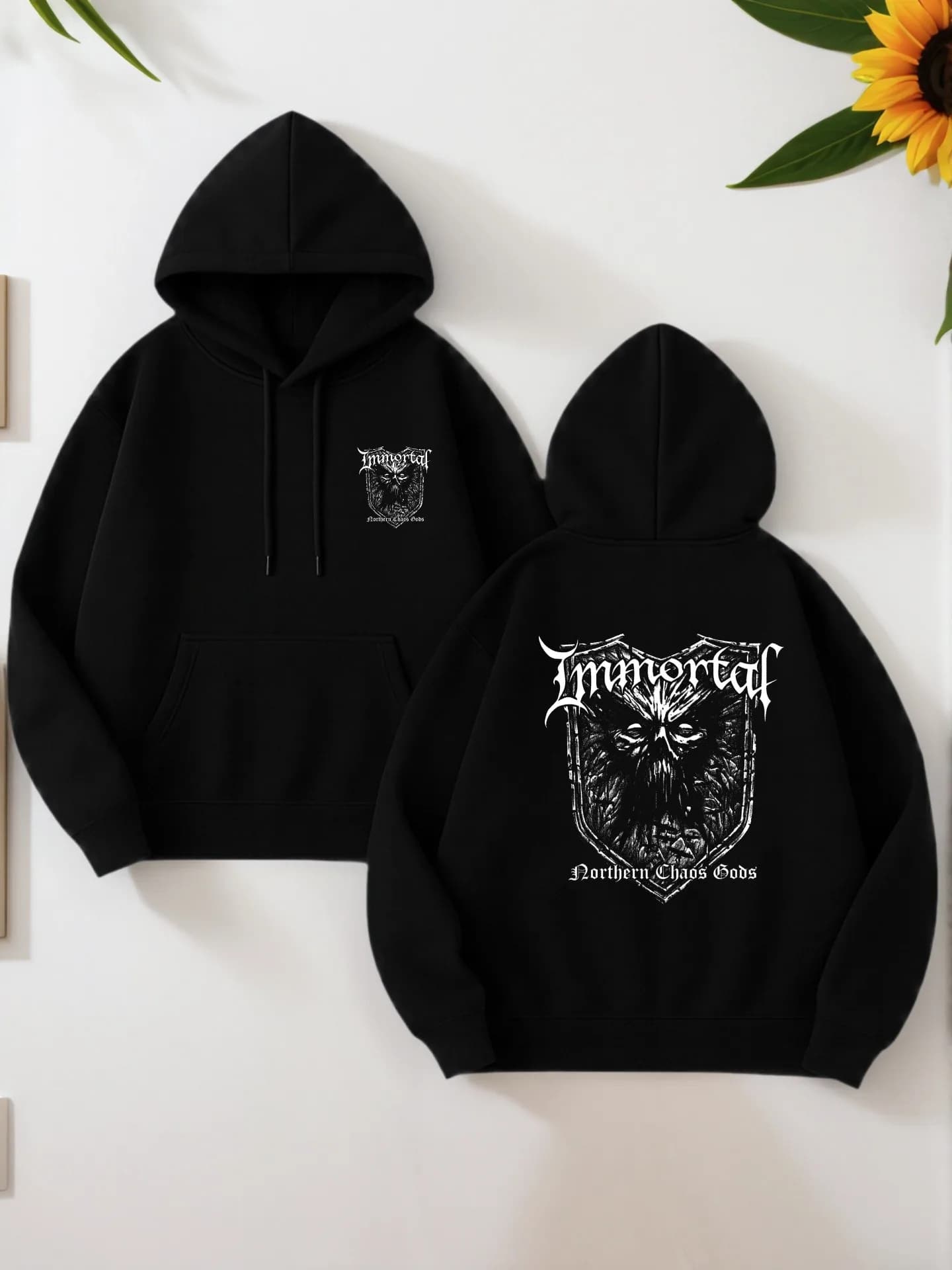 Felpa con cappuccio grafica da uomo, stampa grafica vintage, stile casual, misto cotone, da uomo, da indossare tutti i giorni