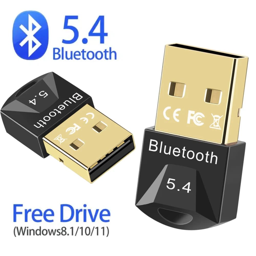 Usb Bluetooth 5.4 5.3 Dongle Receiver for Speaker Mouse Keyboard Music Audio Transmitter Bluetooth Adapter for Pc
