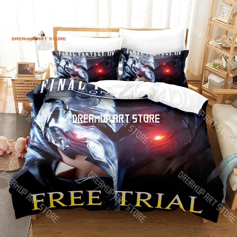2026 Final Fantasy Bedding Set Single Twin Full Queen King Size Bed Set Aldult Kid Bedroom Duvetcover Sets Anime Bed Sheet Set
