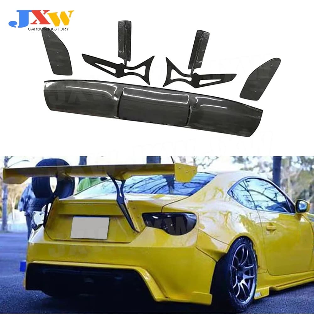 Spoiler posteriore in fibra di carbonio per Toyota GT86 BRZ GT 2013-2021, alette posteriori in FRP, spoiler da corsa per bagagliaio, kit carrozzeria.