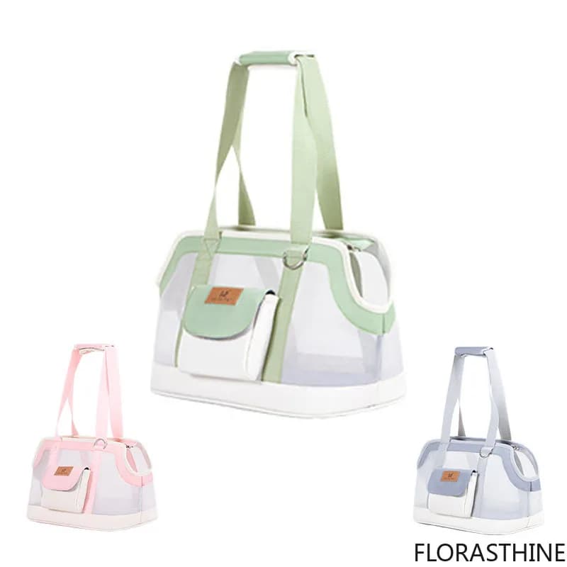 Cat Bag Soft Side Carrying Portable Mini Dog Bag Carrier Outgoing Travel Breathable Pets Handbag Transport