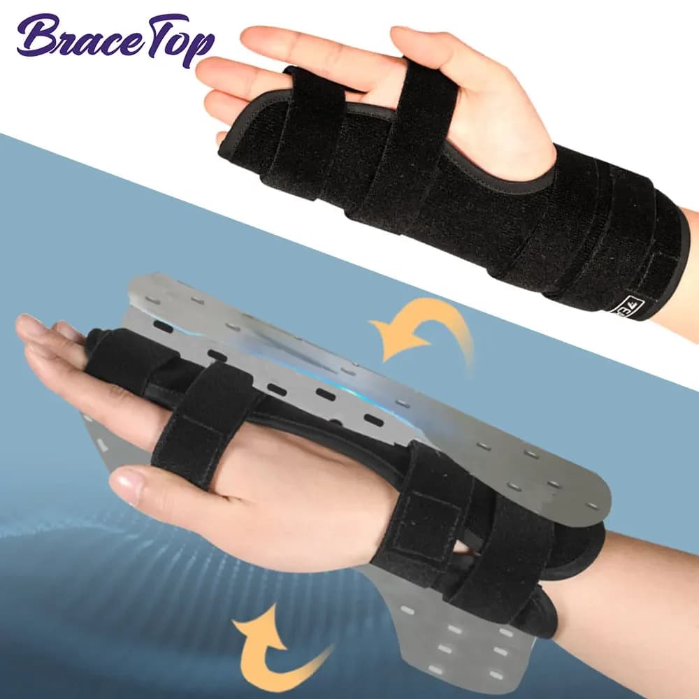 Pinky Finger Stecca Boxer Frattura Tutore Immobilizzatore per Dita Rotti, Sindrome Metacarpal e Gronda Ulnar - Mano Sinistra o Destra