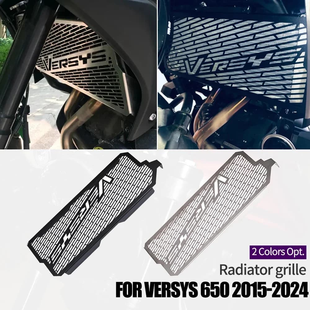 Per KAWASAKI VERSYS 650 2024 2023 Moto Radiatore Protezione Griglia di Copertura VERSYS650 2021 2020 2019 2018 2017 2016 2015