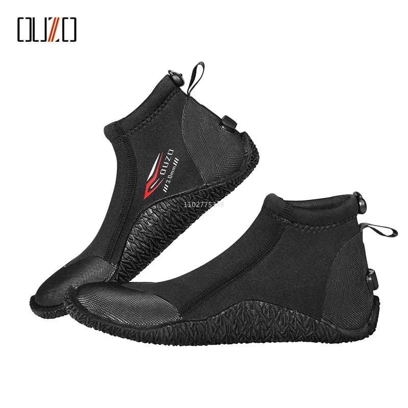 Stivali da sub in neoprene da 3 mm Scarpe da acqua corte Spiaggia Surf Scuba Diving Snorkeling Stivali antiscivolo Scarpe