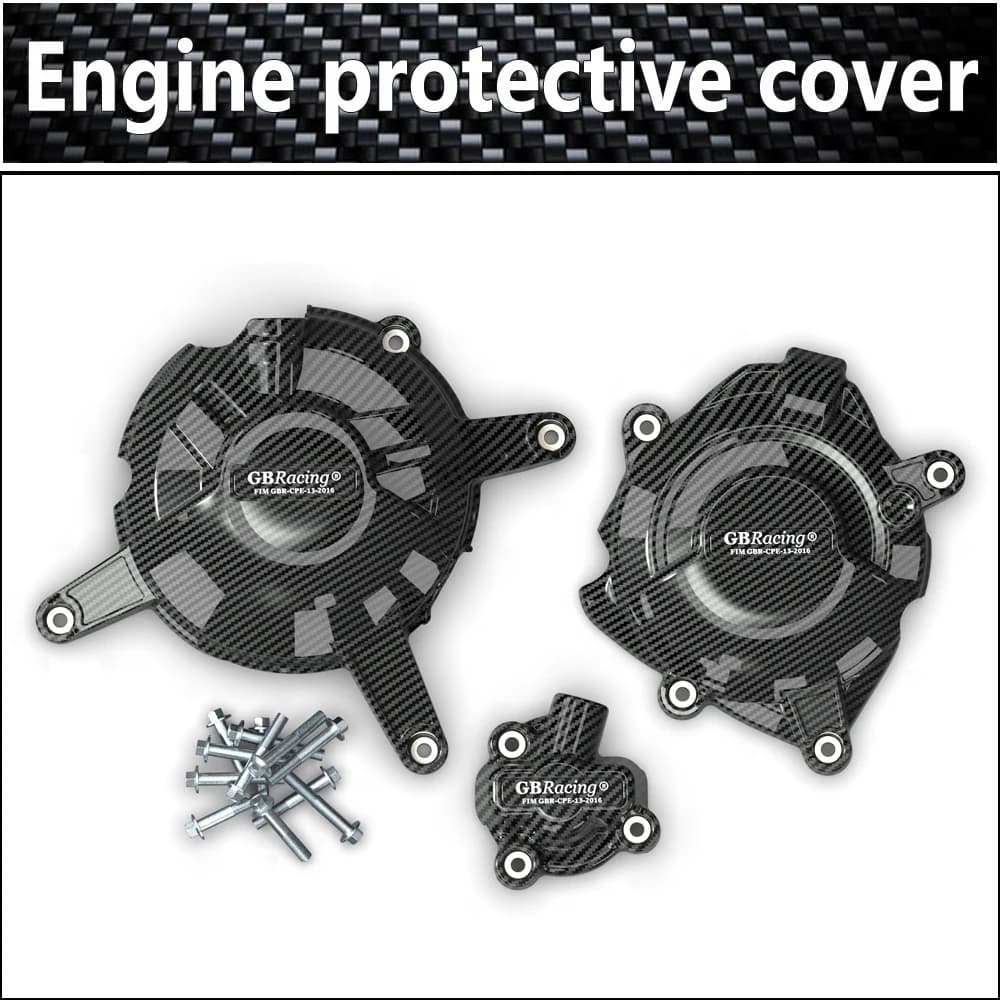 Coperchio protettivo motore moto per YAMAHA R3 2015-2023 MT-03 2016-2023 stampa in fibra di carbonio