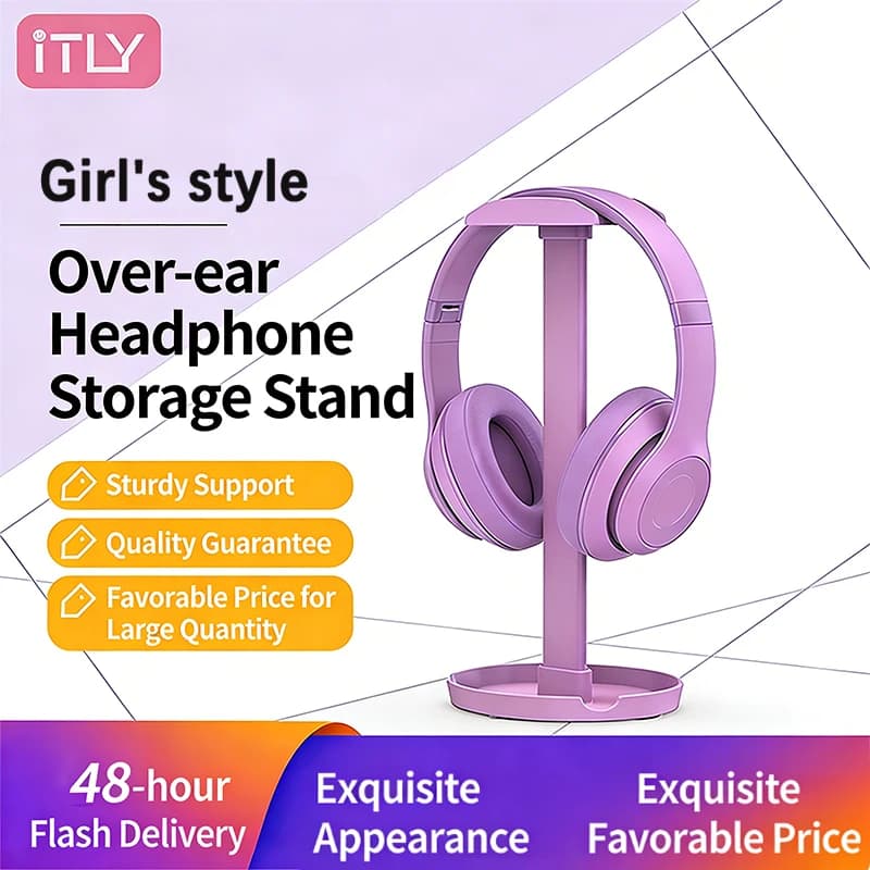 ITLY Z2 Over-Ear Headphone Stand Computer Hook Desktop Rack Gaming Headset Stand High-Value Creative