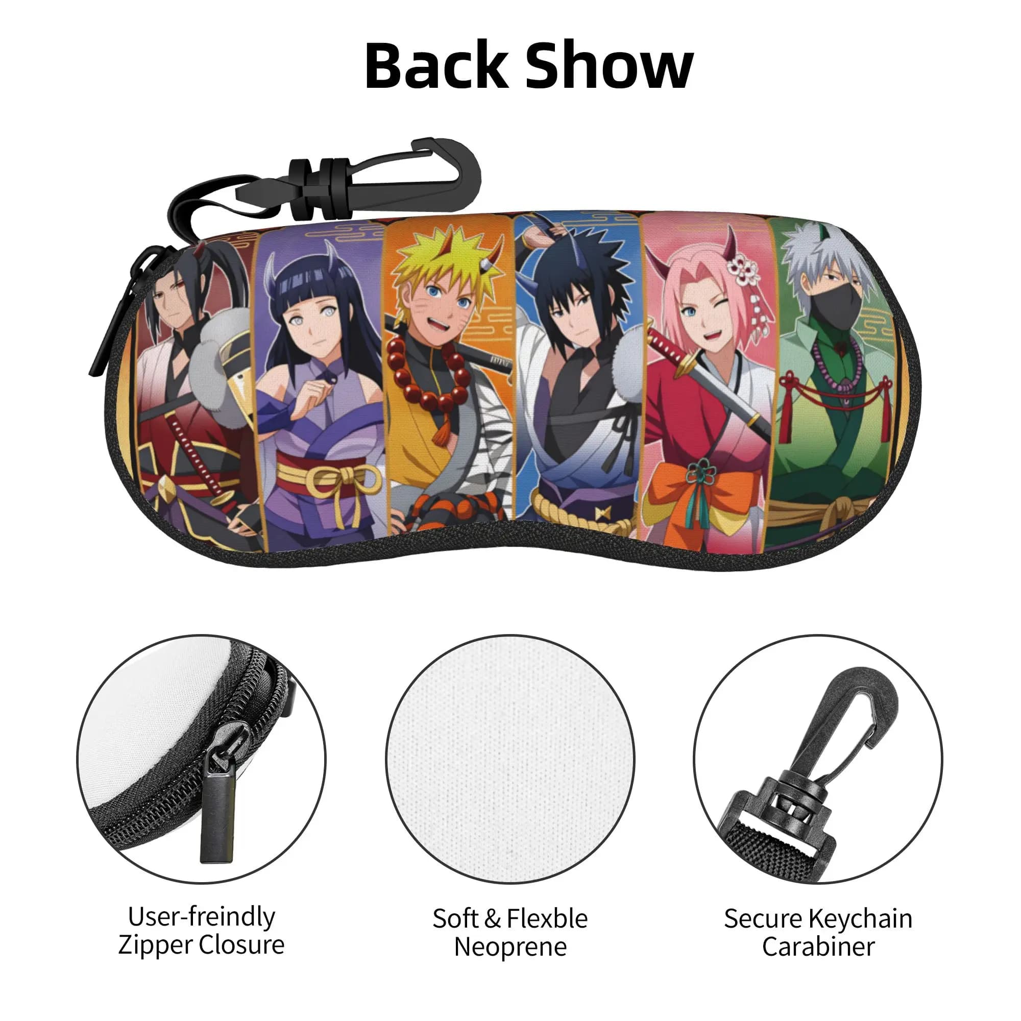 Hinata Hyuga Naruto Itachi Uchiha Shell Eyeglasses Protector Cases Cute Sunglass Case Sasuke Uchiha Glasses Pouch