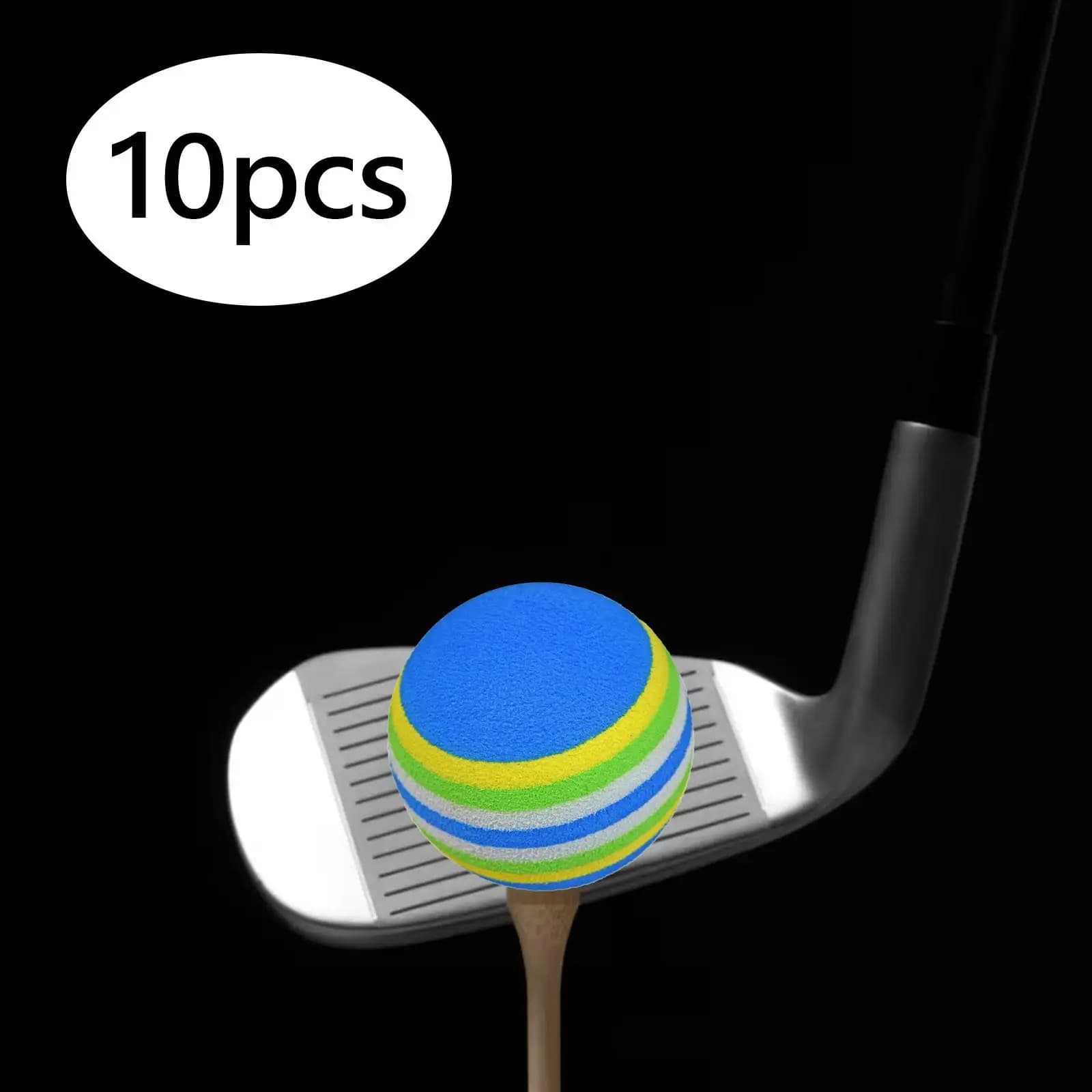 Palline da Golf in Schiuma per Principianti, Sicure per Parchi Giochi, Strumento di Allenamento per Uso Interno ed Esterno, Forniture per Campi Pratica