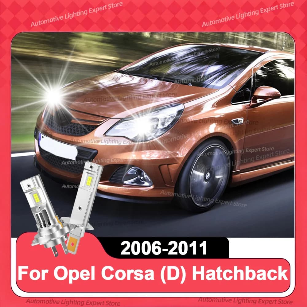 2/4 pezzi 30000LM lampadine a LED faro turbo ventola per Opel Corsa D Hatchback 2006-2011 2007 2008 2009 2010