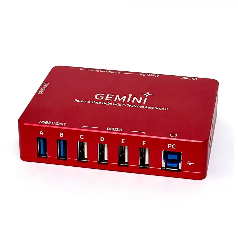 2026 Gemini Astro Power Box HUB USB3.2+DC ASCOM Power Box for Astronomy and Photography with Type-C Interface