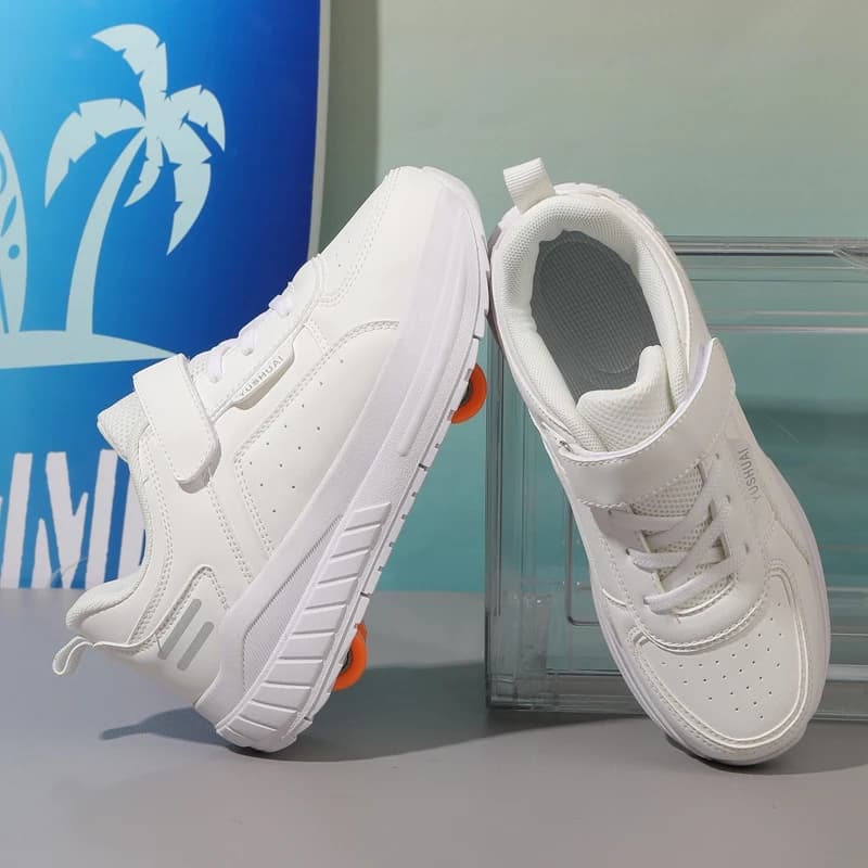 Children Roller Shoes Casual Parkour Gift High Quality Pulleys Running Urban Boys Girls Deformation With 4 Wheels Skate Shoes