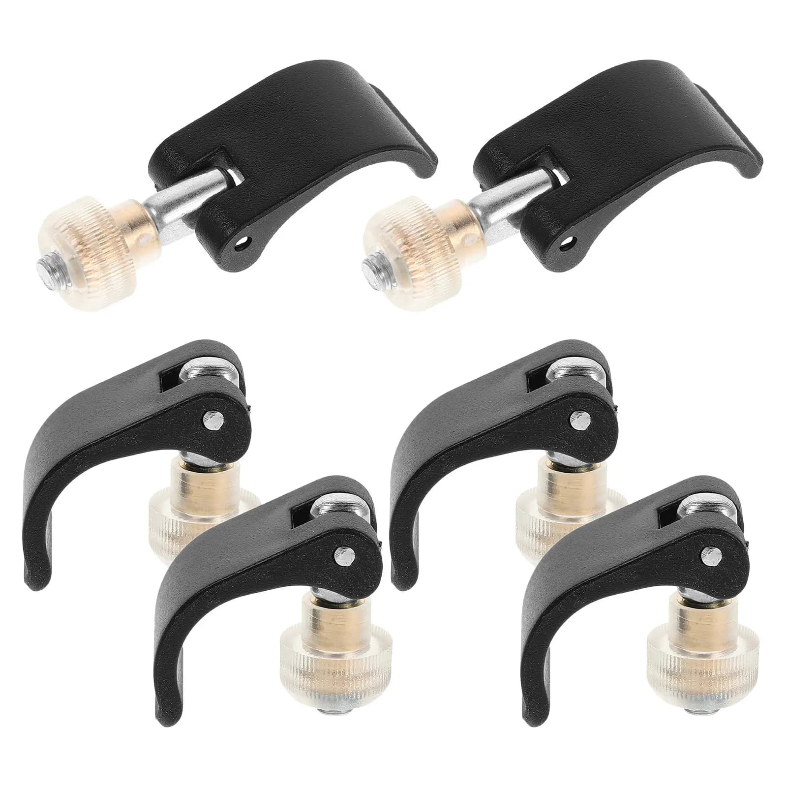 6Pcs External Lock for Hiking Poles Trekking Pole Lock Nut Screws Walking Stick Locking Fastener Trekking Pole Fixing Buckle