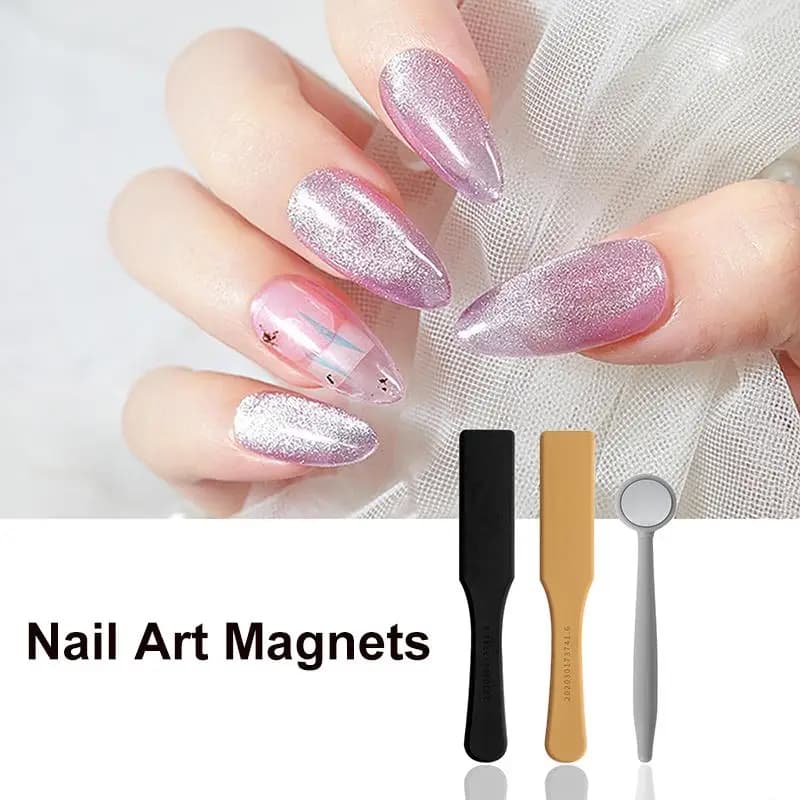 Magnet for cat eye Magnets for nail art with silicone cover Magnets Pen Tool for nail art Cat Eye Nail Design Supplies for manicure salon DIY