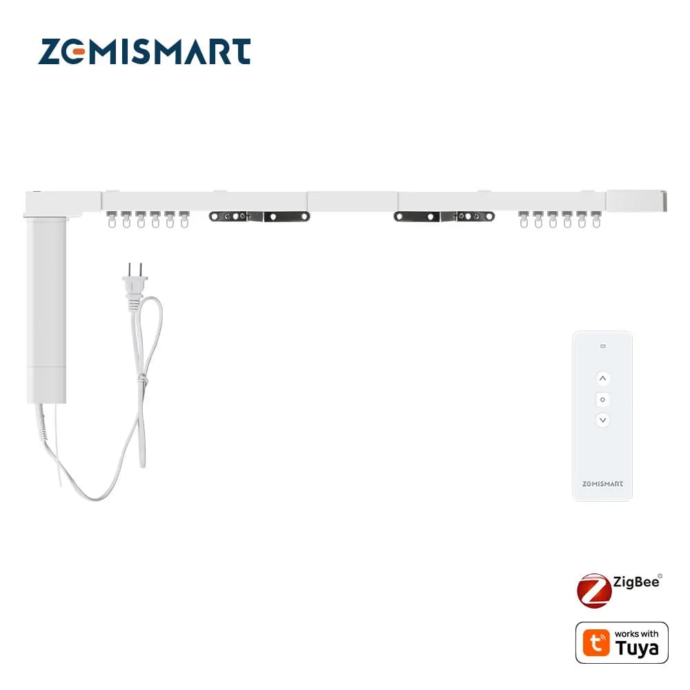 Zemismart Zigbee Binario per tende Funziona con Tuya Smart Life Alexa Echo Google Home Control SmartThings Tende elettriche