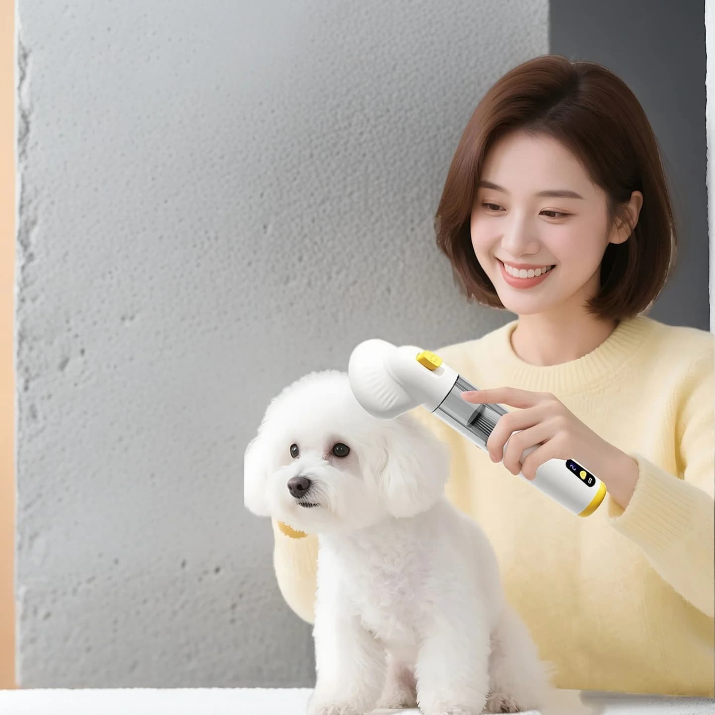 Pet Smart Smart Control Blow-Dry Comb Dog Cat Drying Dematting Machine All-in-One Hair Dryer De-Hairing Brush Grooming Special
