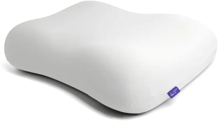 Cuscino per Sonno Profondo, Design Ergonomico Sagomato per Chi Dorme su un Fianco e sulla Schiena, Supporto Delicato per Testa e Collo, Allevia il Dolore alle Spalle