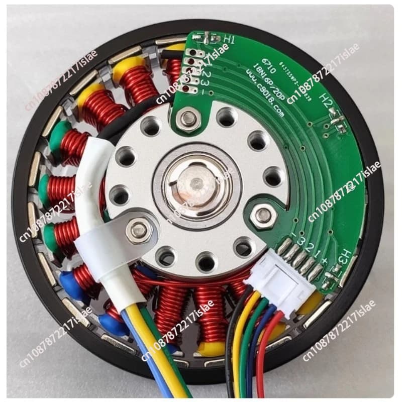 Motore/motore CC senza spazzole trifase a magnete permanente da 100 W 18N20P DC24V con sensore Hall