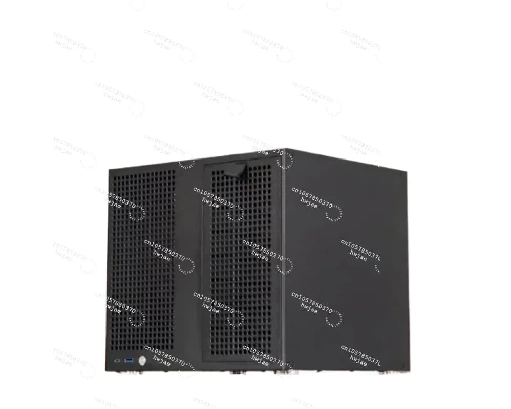 Chassis NAS a 8 dischi con scheda madre ATX, alimentatore MATX, PCIe full-height, gruppo Hui, storage AIO, UNRAID