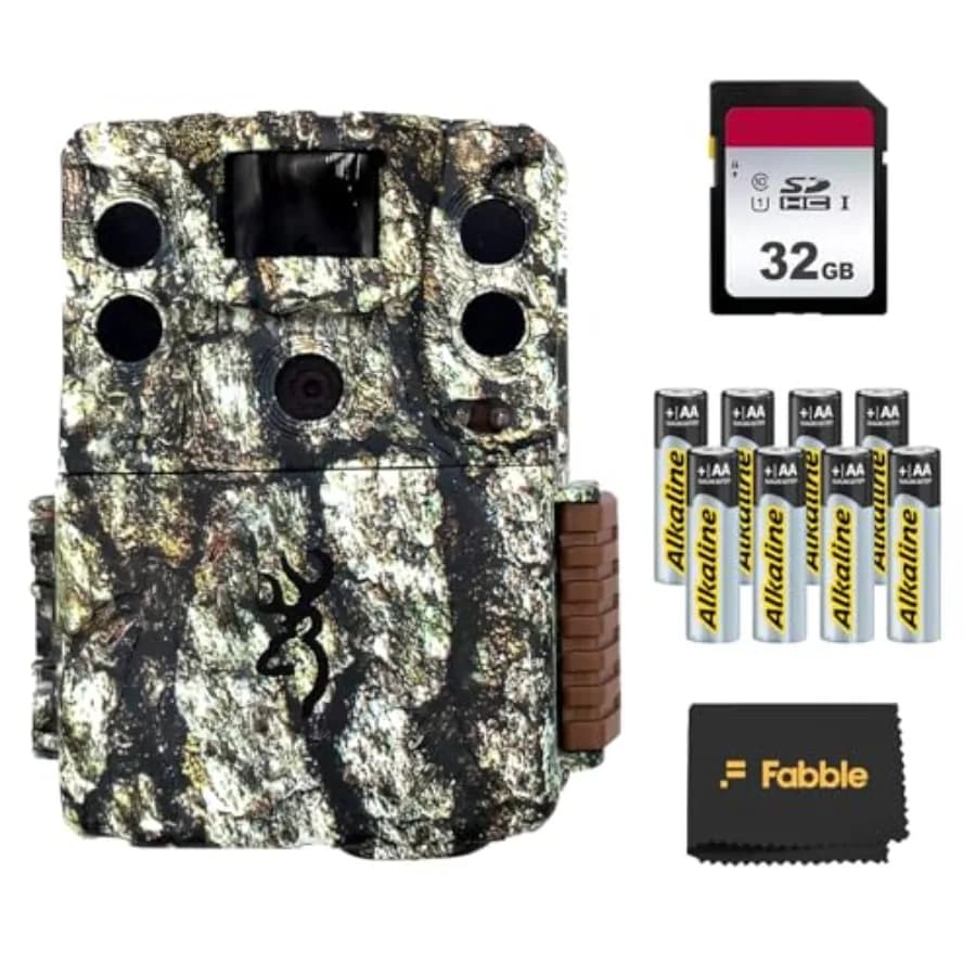 Bundle di telecamere da tracciamento per fauna selvatica, per caccia, monitoraggio e sicurezza, resistente alle intemperie, nero, Command Ops Elite 20 con scheda SD
