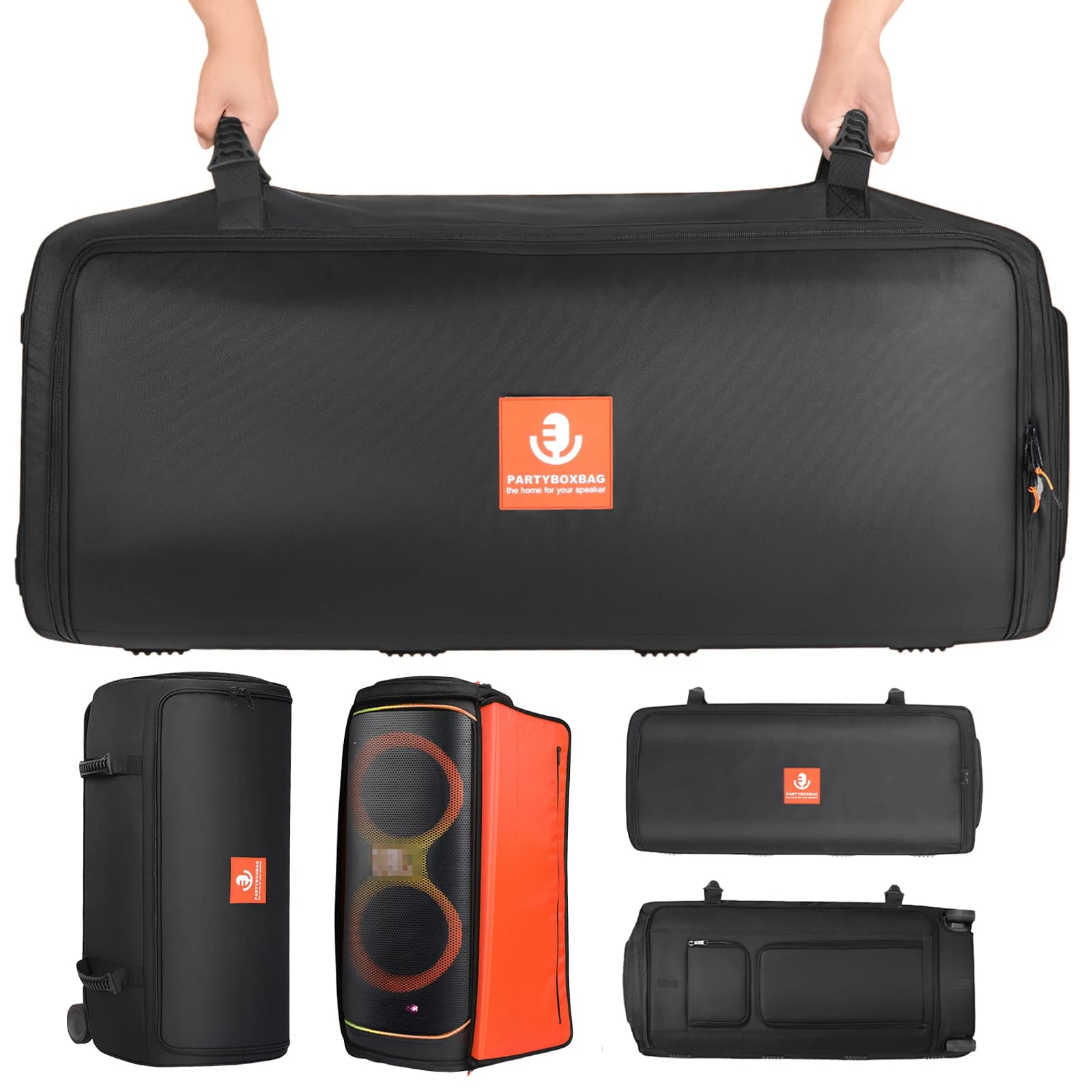 Speaker Dust Cover for JBL PartyBox 720 Outdoor Travel Bluetooth Speakers Dust Cover Two-sided Waterproof Housing
