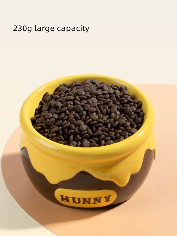 Hochb in ceramica Alcuni ciotole per cibo per gatti con beccuccio inclinato impediscono i ciotole per cuccioli da troppopieno Prodotti per animali Cibo automatico per gatti