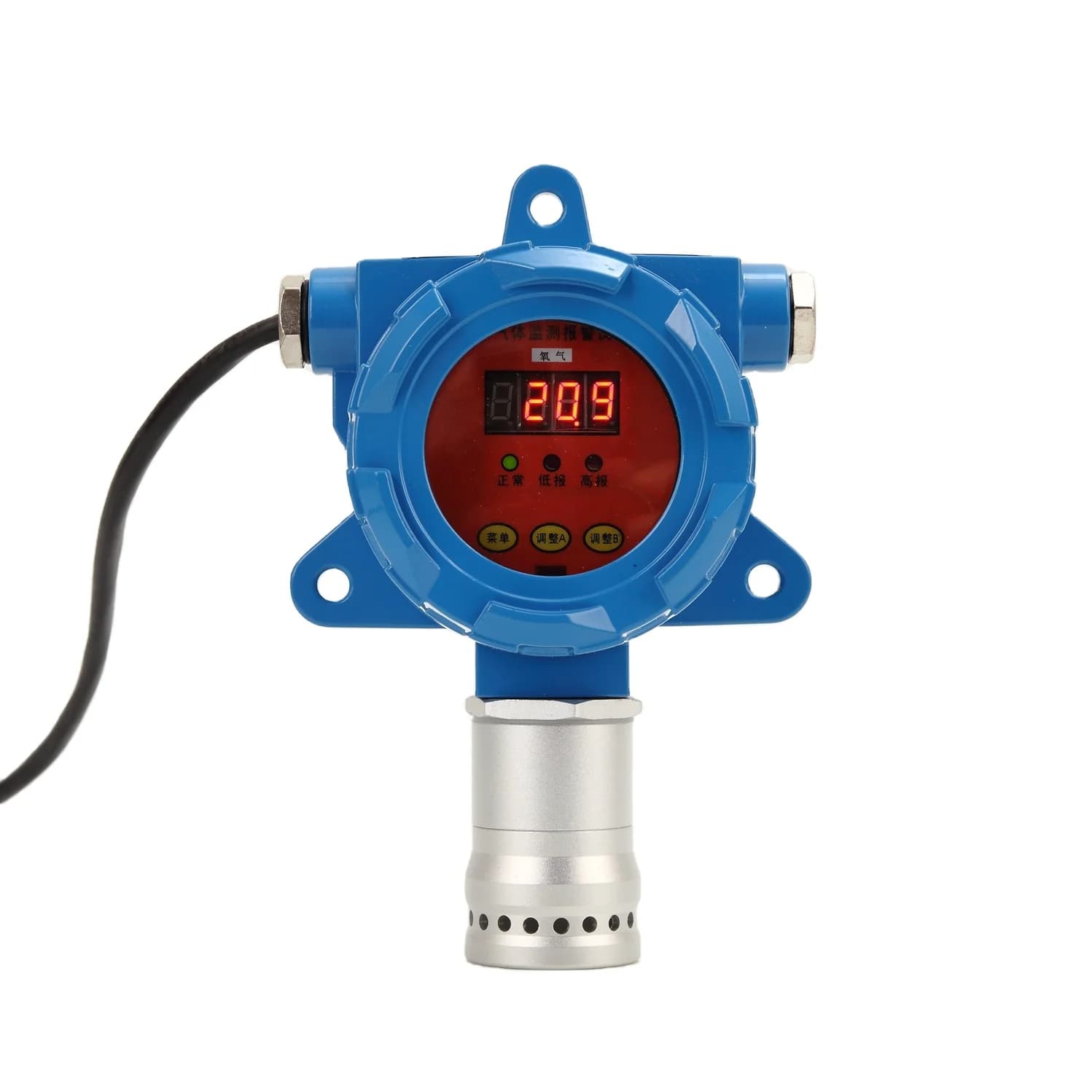 Rilevatore multigas a bassa manutenzione Analizzatori di gas economici per gas fissi di monossido di carbonio H2S