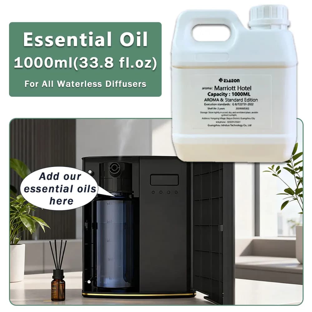ESAEON Essential Oil, For Waterless Aromatherapy Machines, Hotel Aroma Diffuser Oil, Hilton Marriott Hotel - 1000ML (33.8 fl.oz)