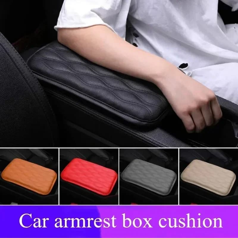 PU Leather Car Arm Cover Accessories for SEAT Cupra Leon R Ibiza Ateca Sportcoupe Alhambra