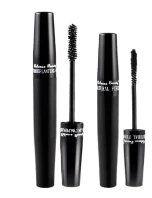Set of 2 Wild Leopard 3D Mascara, Waterproof, With Double Eyelash Fiber, Love Alpha Eye Makeup