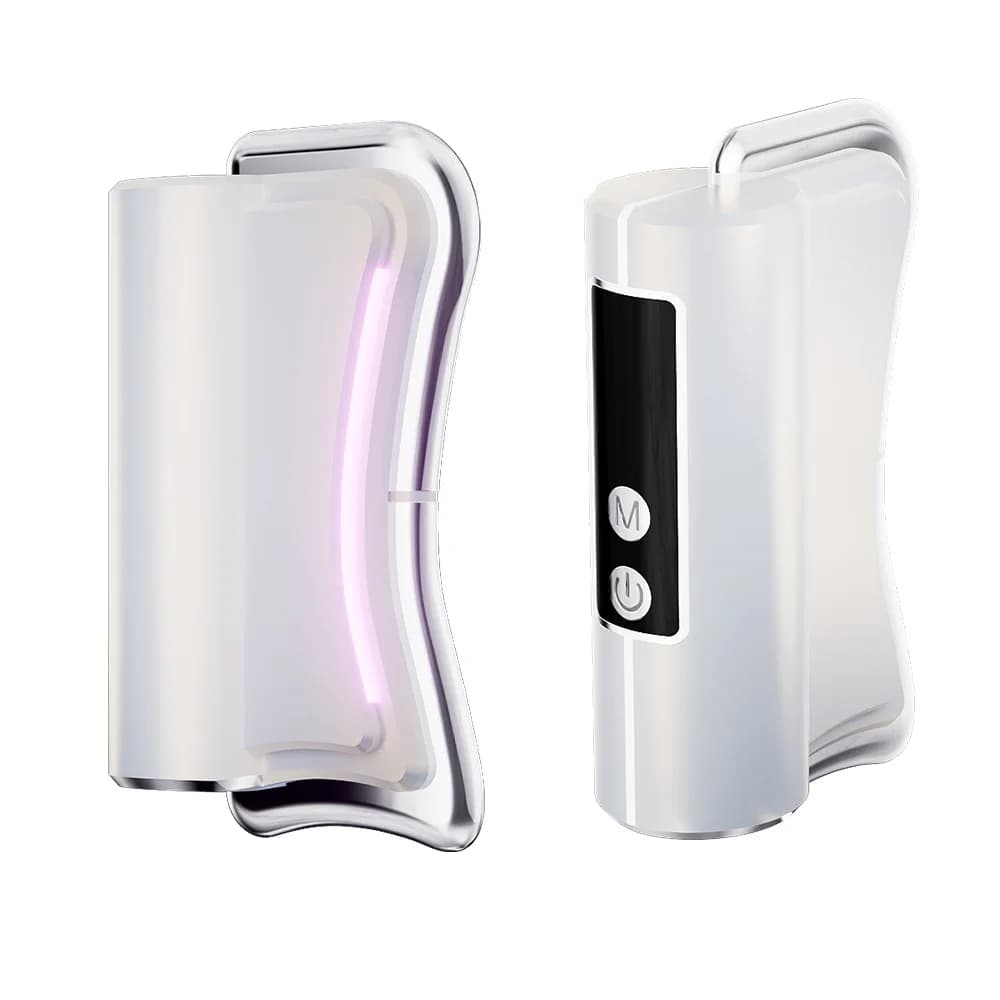 EMS Electric Massage for Deep Fabrics, Muscular Massage Tool, Gua Sha Electric Gun with Massage Blade