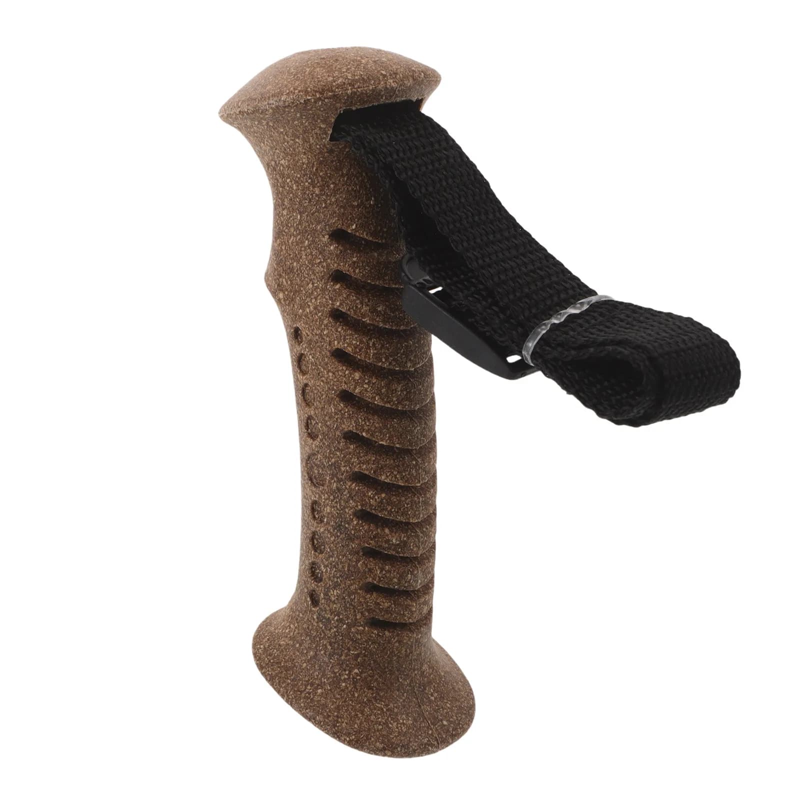 Trekking Pole Soft Cork Handle Grip Replacement 2Cm Hole Anti-Skid Ergonomic Walking Stick Accessory Hiking Ski Pole Wrist Strap