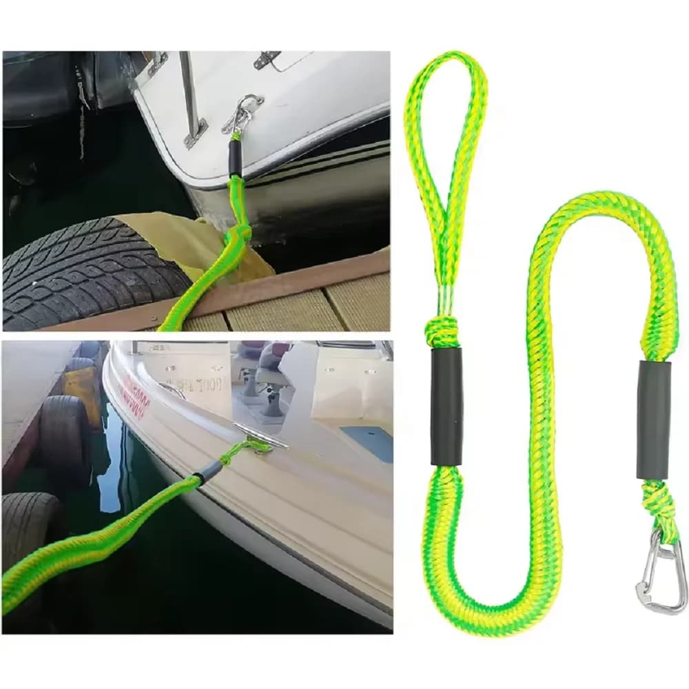 Corda di ormeggio elastica per barche, kayak, moto d'acqua, pontoni, canoe, imbarcazioni a motore - Accessori per ormeggio