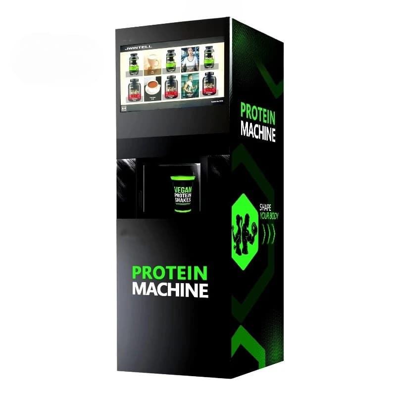 Customize self-service coffee dispenser with protein powder for hot sale