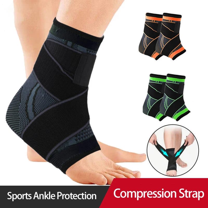 Protezione per caviglia Sport Accessori da palestra Uomo Donna Sport Wrap Compressione Basket Supporto per caviglia Corsa Tutore per caviglia lavorato a maglia